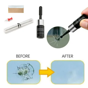 

Car Windshield Repair Tool DIY Car Window Repair Tools Window Glass Curing Glue Auto Glass Scratch Crack Restore Kit New 2020