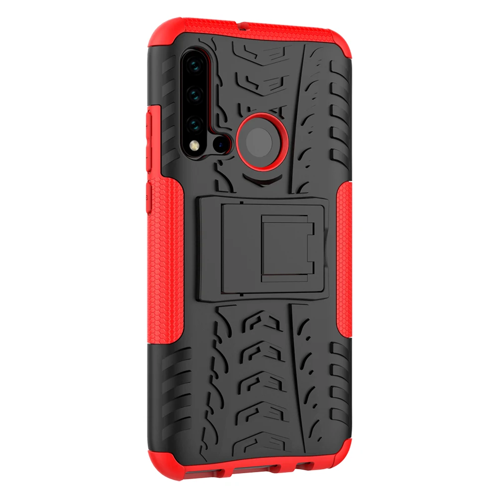For Huawei P20 Lite 2019 Nova 5i Honor 20 Pro Case Phone Back Dual Layer TPU+PC Hybrid Cover Shockproof Protective Shell |