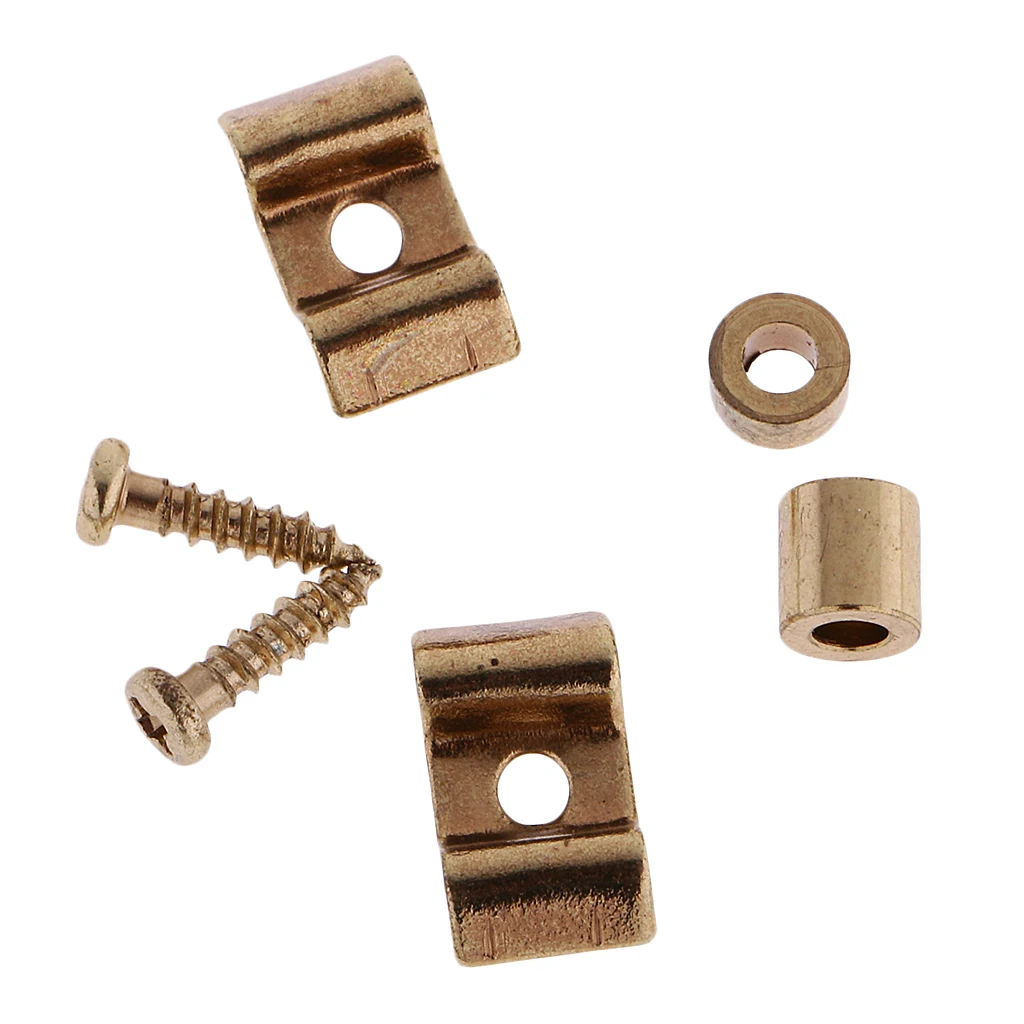 Set of 2 Metal Guitar String Tree Retainers for Stratocaster Squier Electric Guitar