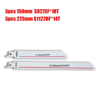 

Durable 10pcs 150/225/300mm Reciprocating Wood Sabre Saw Blades For Garden Work Home Garden Supplies