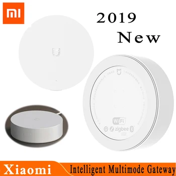 

Newest Xiaomi Mijia Multifunctional Gateway ZigBee WIFI Bluetooth Mesh Hub Smart Home Hub Work With Mi Home APP Apple Homekit