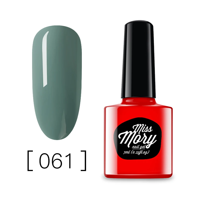 DXHP-61 Miss Mory Цветной Гель-лак для ногтей, 96 цветов, маникюрный завод, новые продукты, 7 мл Лак для ногтей, Led& UV, замачиваемый Цветной Гель-лак - Цвет: DXHP-61
