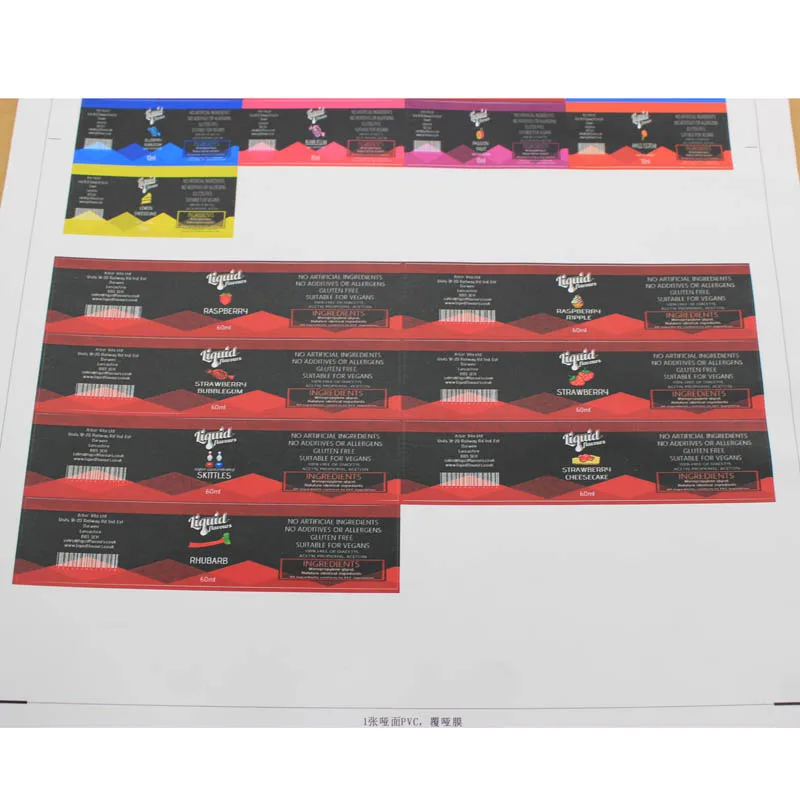 Custom 10 ml vial labels , high quality roll adhesive label sticker for Bottle Labeling Machine private cosmetics label