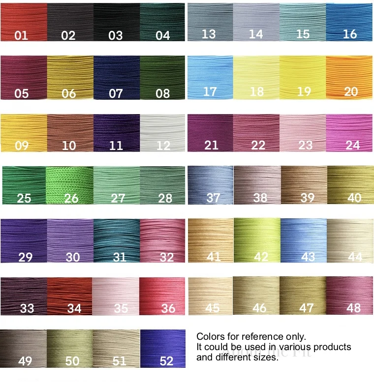 ATF 4mm Thread Woven Twine Beading Lace Rope Braided Nylon Milan Cord For Bracelet Strip Making Handcrafts Jewelry Accessories