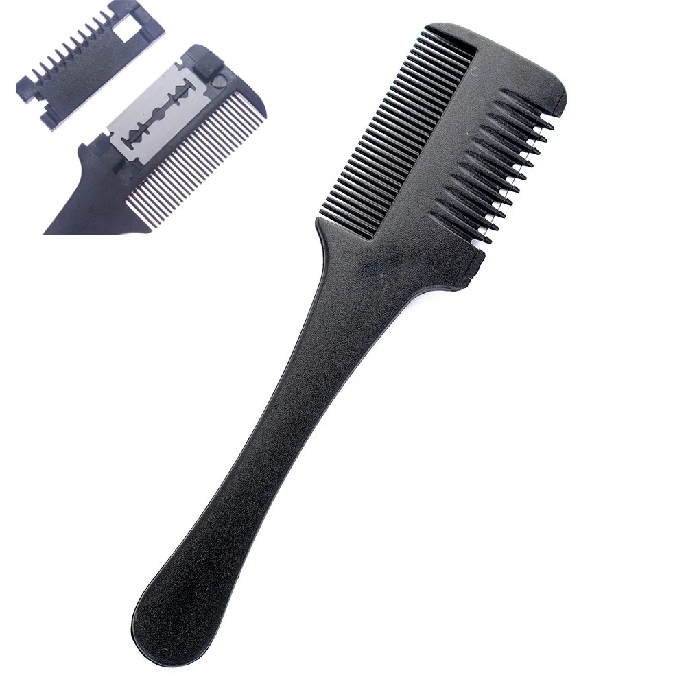 Триммер с черной ручкой 1 шт. новая бритва расческа для стрижки и филировки