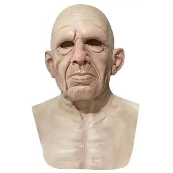 

Halloween Latex Mask Old Man Scary Mask Cosplay Scary Full Head Horror Party Mask Cosplay Old Head Helmet Real Mask