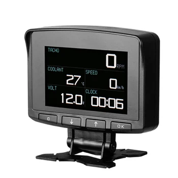 

Smart Digital Display Meter Overspeed Alarm Engine Temperature Meter Speed Warning F-Best
