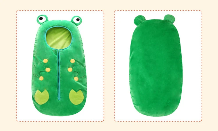 Schlafsack/детский зимний спальный мешок; конверт для сна на разряд; кокон для новорожденных; плотный спальный мешок; маленькая лягушка
