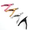 Stainless Steel Art Nail Clipper Professional Cutter UV Gel False Nail Tips Edge Cutters U One Word Clippers Nails Manicure Tool 3