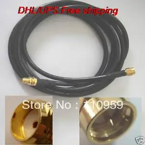 

DHL/EMS 100 pcs SMA Female Nut Bulkhead to SMA Male Straight RG58 1 5M-A2