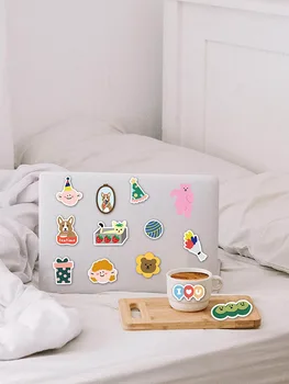 

40Pcs/Pack Cute INS Style Bear Stickers Animals Decal Waterproof Notebook PC Phone Styling Decor Scrapbooking Stationery Sticker