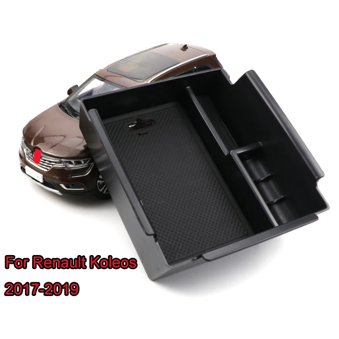 

Car-Styling Car Central Armrest Box Storage Box Decoration For Renault Koleos 2017-2018-2019