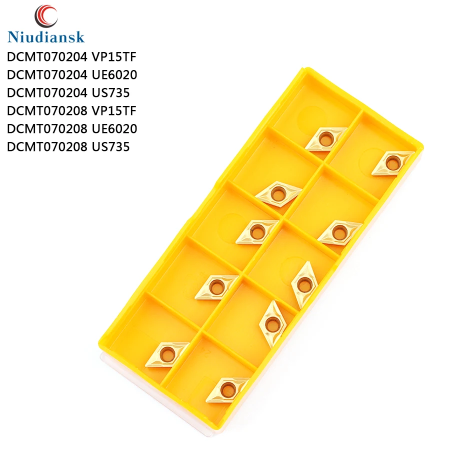 DCMT070204 DCMT070208 VP15TF UE6020 US735 карбдная вставка для нарезания внутренней резьбы ЧПУ