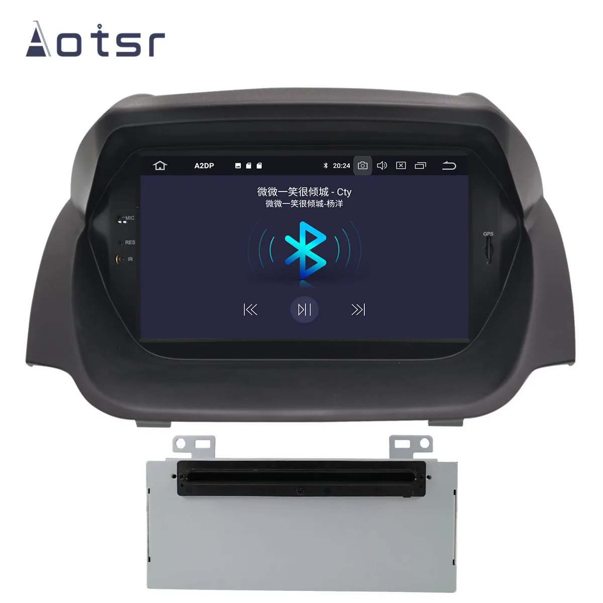 Android 10,0 автомобильный dvd-плеер gps навигация для Ford Fiesta 2013 Автомагнитола Авто Видео мультимедийный плеер головное устройство