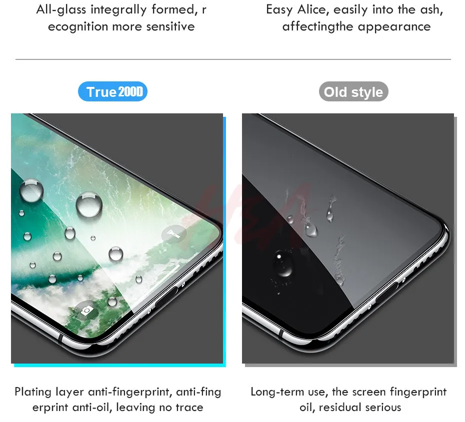 200D Защитное стекло для iPhone X XS 6 6S 7 8 plus Защитное стекло для экрана для iPhone 11 Pro MAX XR X защита экрана