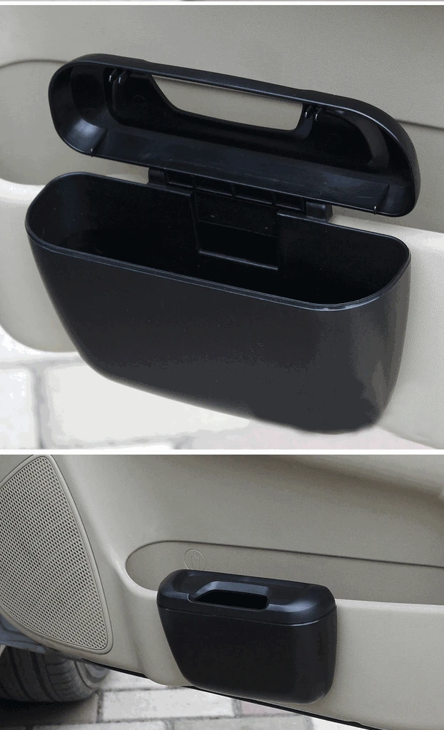 Car Storage Box Car Trash Plastic Debris Voucher Storage
