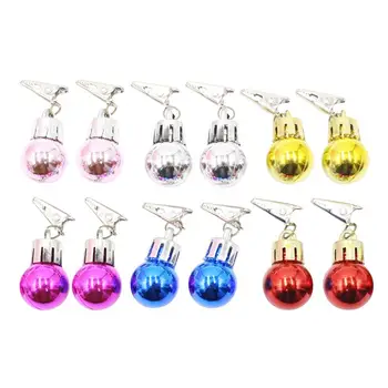 

24pcs Christmas Beard Clip Decorative Durable Bell Clip for Hanging Ornament