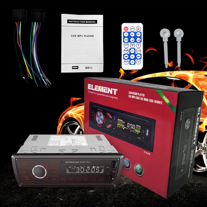 Кнопка Полный сенсорный ремень 2.1a зарядка FM радио SD карта двойная USB зарядка U диск плеер bluetooth 1din Автомобильный MP3 плеер