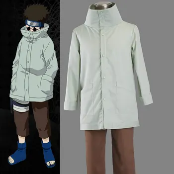 

NARUTO Aburame Shino Cosplay Costumes Coser Japanese Anime Role Play Coat & Pants Uniform Qutfit Suit