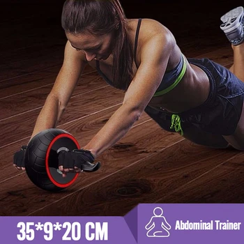 

AB roller for core coach waist strength exercise fitness equipment No noise fitness abdominal muscle training abdominal wheel