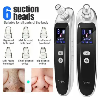 

Blackhead Instrument Acne Remover Electric Vacuum Suction Pore Cleaner Nose Skin Care Beauty Cleaning Tool Electric