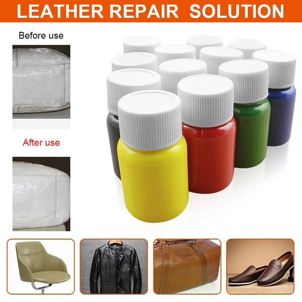 

Leather Liquid Repair Agent NO Heat Car Seat Sofa Coats Holes Scratch Cracks Repair Kit Repair Leather Seats All Leather Product