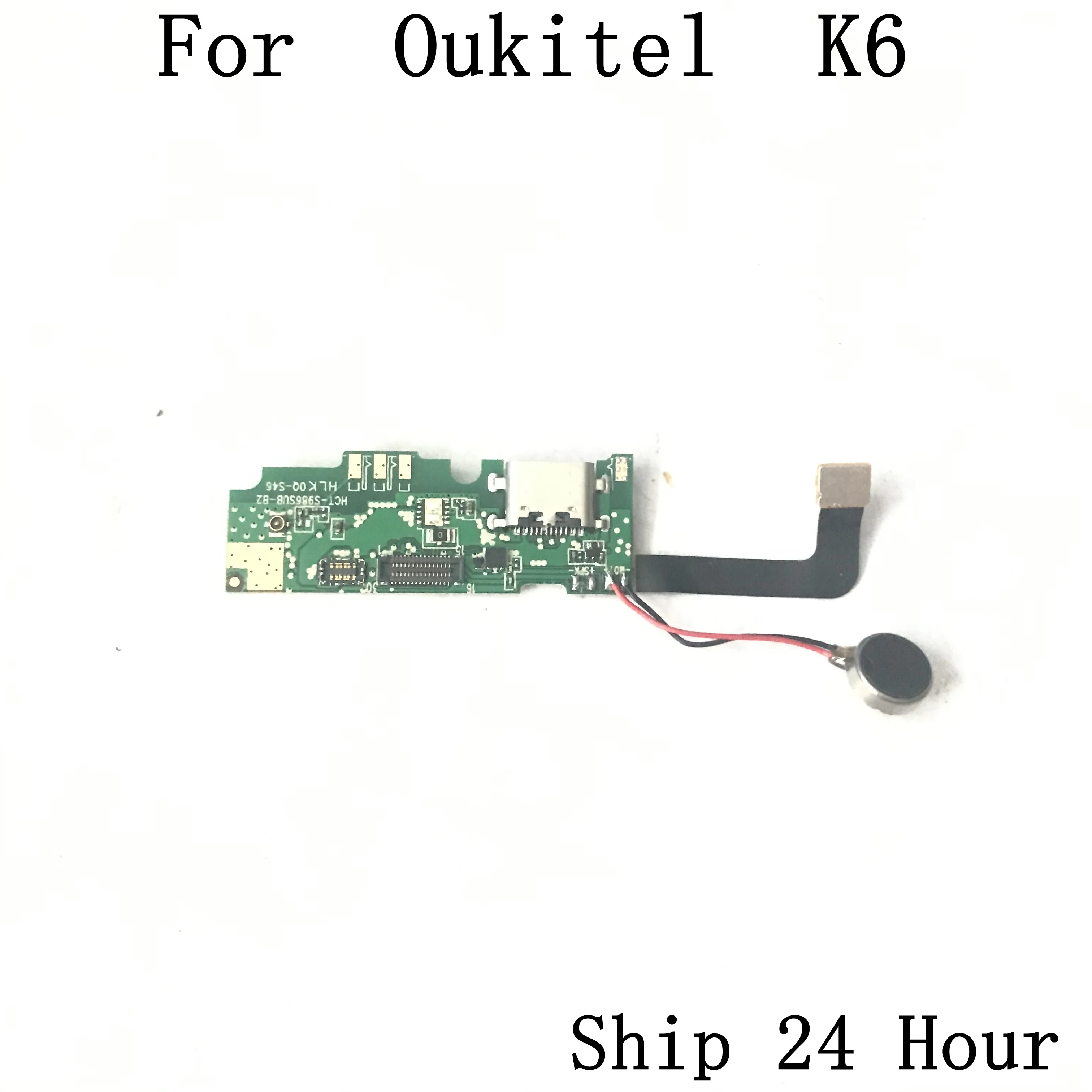 Oukitel K6 используется USB плата зарядки+ вибрационный мотор для Oukitel K6 ремонт починка Замена части