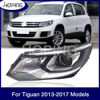 

Hoping 1PCS Front Bumper Head Light Headlight For Tiguan 2013 2014 2015 2016 2017 Front Head Lamp For Volkswagen