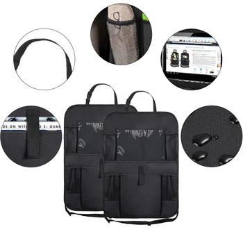 

Protable Universal Car Organizer Seat Protection Practical Rear Seat Multi-Pocket Storage Bag Durable Cargo Net Mesh Storage Bag