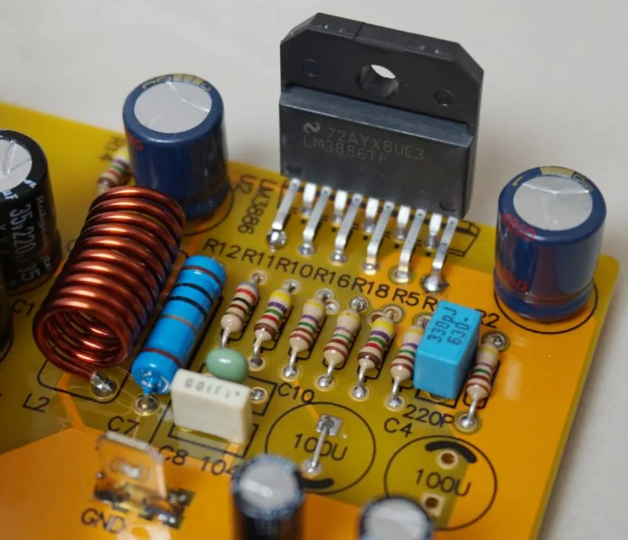 LM3886+ LM4562 операционный усилитель 60 Вт+ 60 Вт 8 Ом 2,0 панель канального усилителя