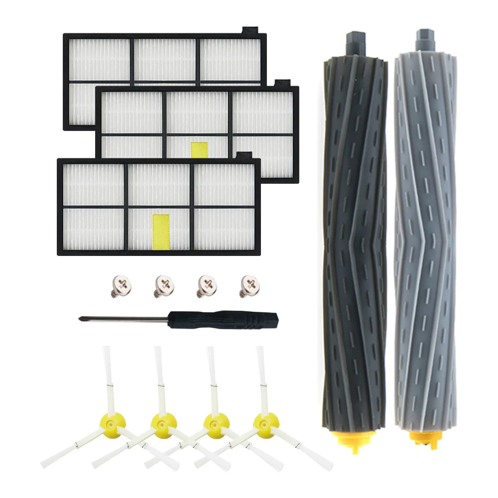 

For IRobot Roomba Parts Kit Series 800 860 865 866 870 871 880 885 886 890 900 960 966 980 - Brushes and Filters