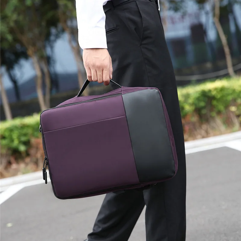 

Leisure travel backpack student bag multifunctional computer bag USB rechargeable backpack men