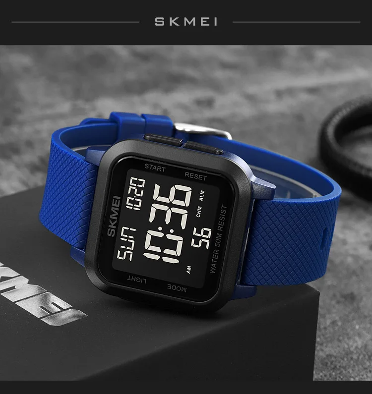 SKMEI Brand Sport Digital Watch Fashion LED Men's Watches Chrono Electronic Wristwatch Waterproof Countdown Clock Reloj Hombre