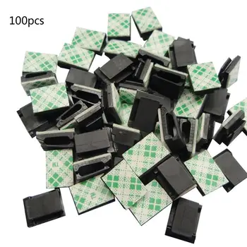 

100Pcs Self Adhesive Cable Clips Wire Holder Cord Organizer Fixed Clamps Car Hot Selling Market Trend