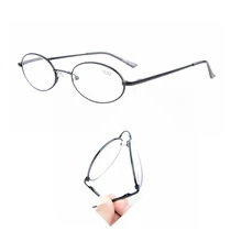 R1643 очки для чтения из титана с памятью, пружинные петли, овальные очки для мужчин и женщин+ 0,00-+ 4,00