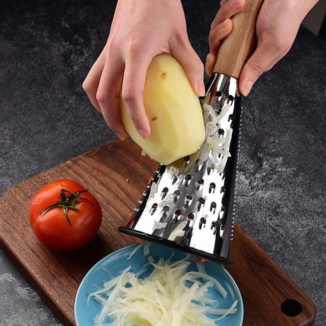 Stainless Steel Handheld Cheese Grater Rustproof Garlic Butter Grater  Slicer Multi-Purpose Kitchen Food Graters Kitchen Tools - AliExpress