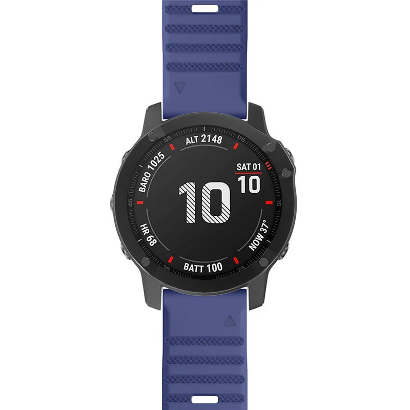 Ремешок для часов Garmin Fenix 6X/6X Pro Watch Quick Release силиконовый легкий ремешок на запястье