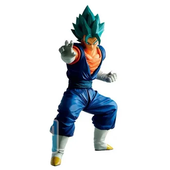 

Presale Original Banpresto Dragon Ball Z Plastic Model Blue God Vegito PVC action figure model Figurals Dolls