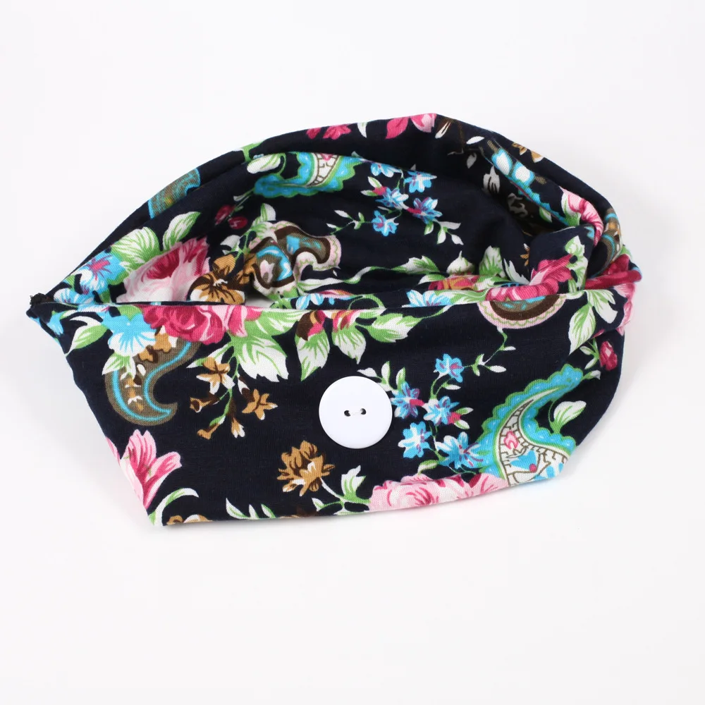 3 шт. повязки для волос йоги с цветочным принтом на голову тюрбан женщин бега