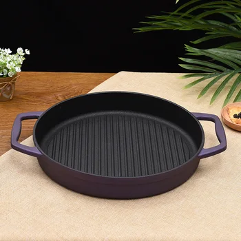 

NeW household Cast iron frying pan Pig iron non stick pan With the handle steak pans cookware Popular items