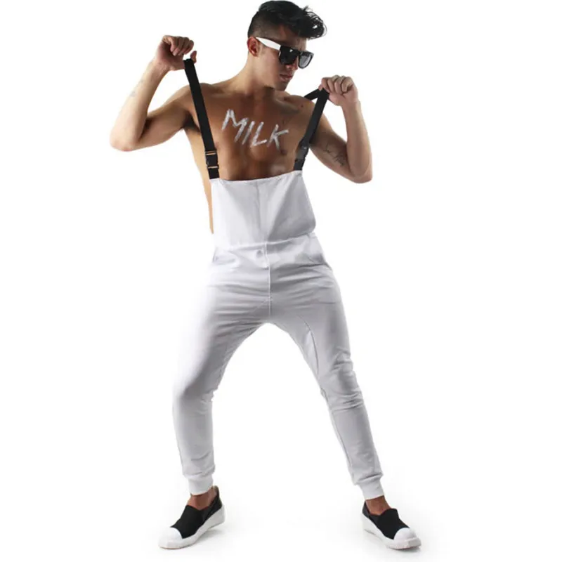 Модные мужские подтяжки цельные брюки тонкие хлопковые длинные спортивные |