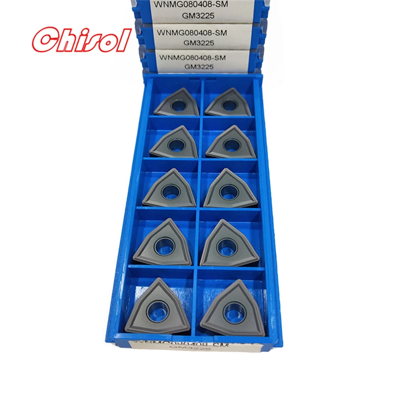 

carbide turning inserts WNMG06T308-SM WNMG060408-SM WNMG080404-SM WNMG080408-SM GM1115 GM3215 GM3225 processing stainless steel