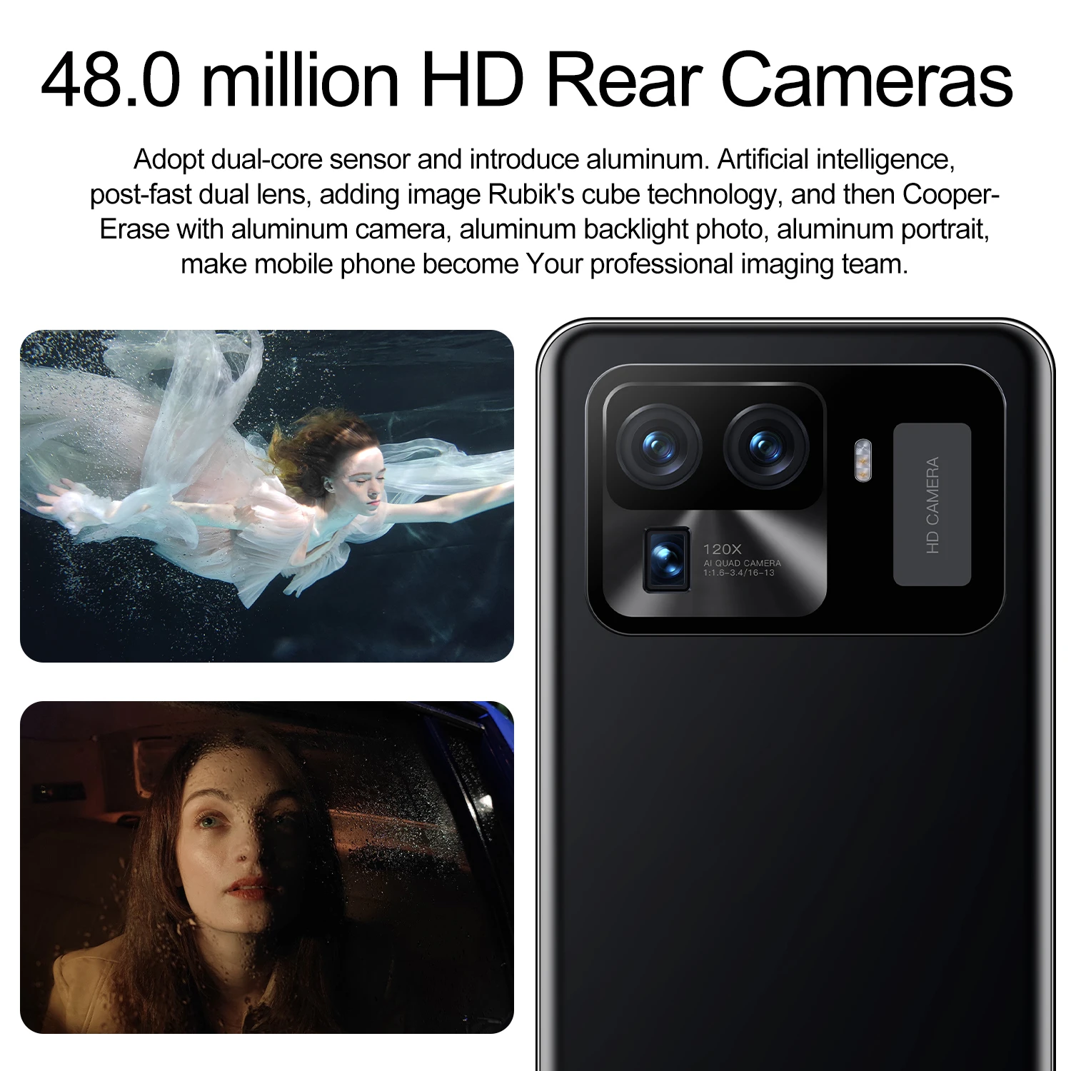 Xiaomi-teléfono inteligente Mi 11 Ultra versión Global, móvil desbloqueado de 7,3 pulgadas, 16GB + 512GB, 24 + 48MP, 4G, 5G, Android - Imagen 5