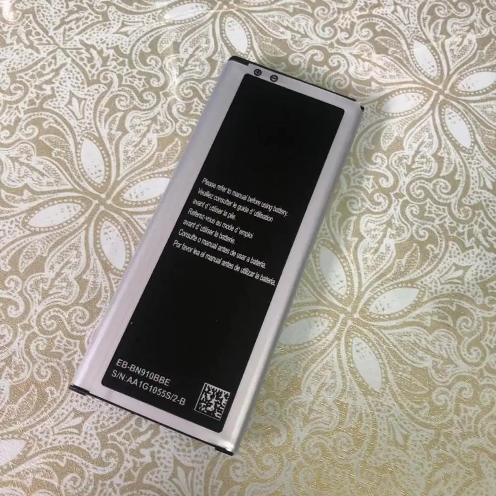 10 шт. Батарея samsung для Galaxy NOTE4 N910a N910V N910C NOTE 4 N910u N910F N910H EB-BN910BBE EB-BN910BBK NFC 3220 мАч