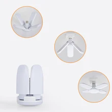 Super Bright LED Light Bulbs Industrial Lighting E27 Ceiling Fan LED Garage Light Deformable Folding Lamp for Workshop Home