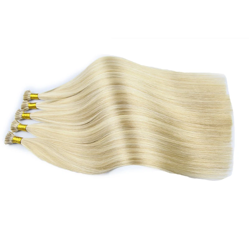 Piano Color 18P613 Fusion I-tip Hair Extensions Straight Virgin Keratin I Tip Hair Pre Bonded Human 1g/pc