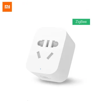 

Original Xiaomi Mi Smart WiFi Socket Plug ZigBee Version Remote Control Work With Xiaomi Smart Home Mijia Mi home APP