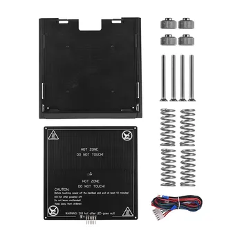 

3D Printer Aluminum Heat Bed 12V Build Surface with Removable Printing Platform Set for Anet A8 3D Printer Accessories
