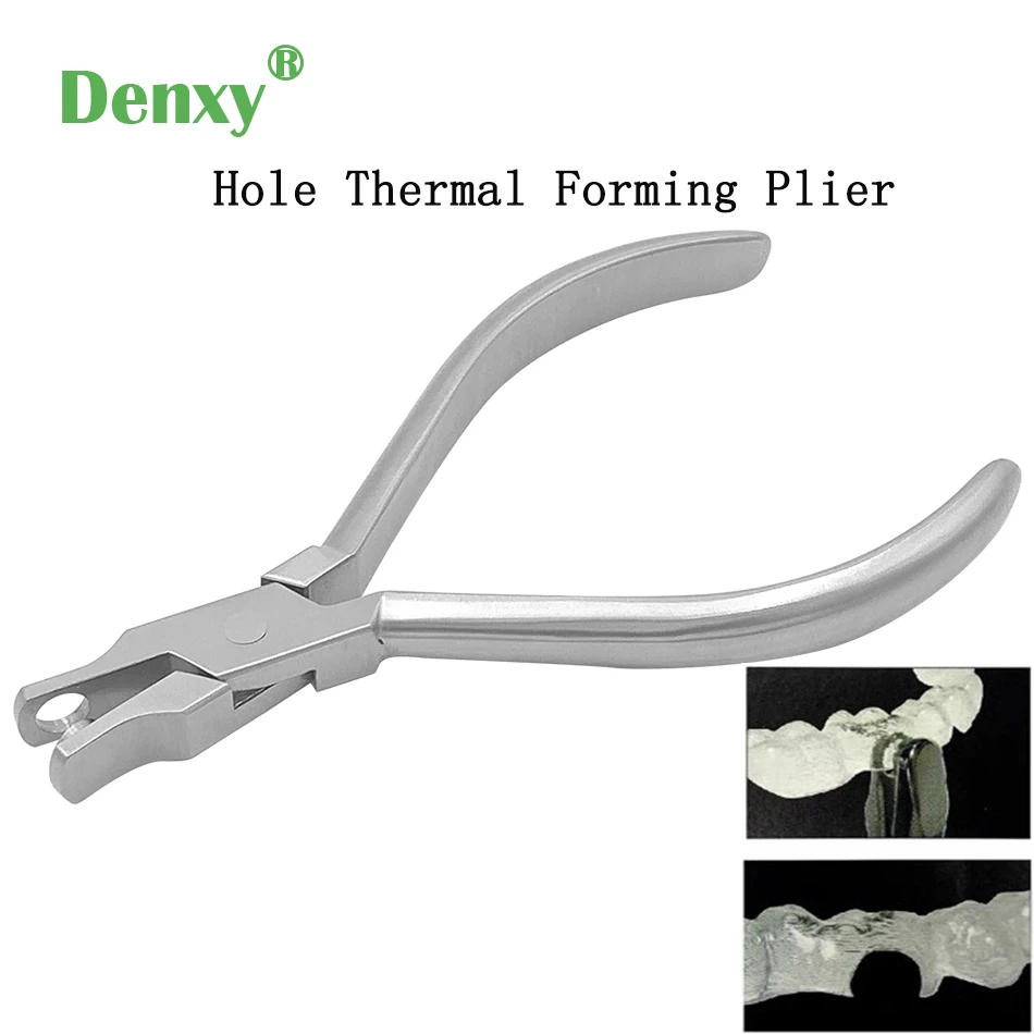 Dental Orthodontic Hole Thermal Forming Pliers Hole Punch Aligner