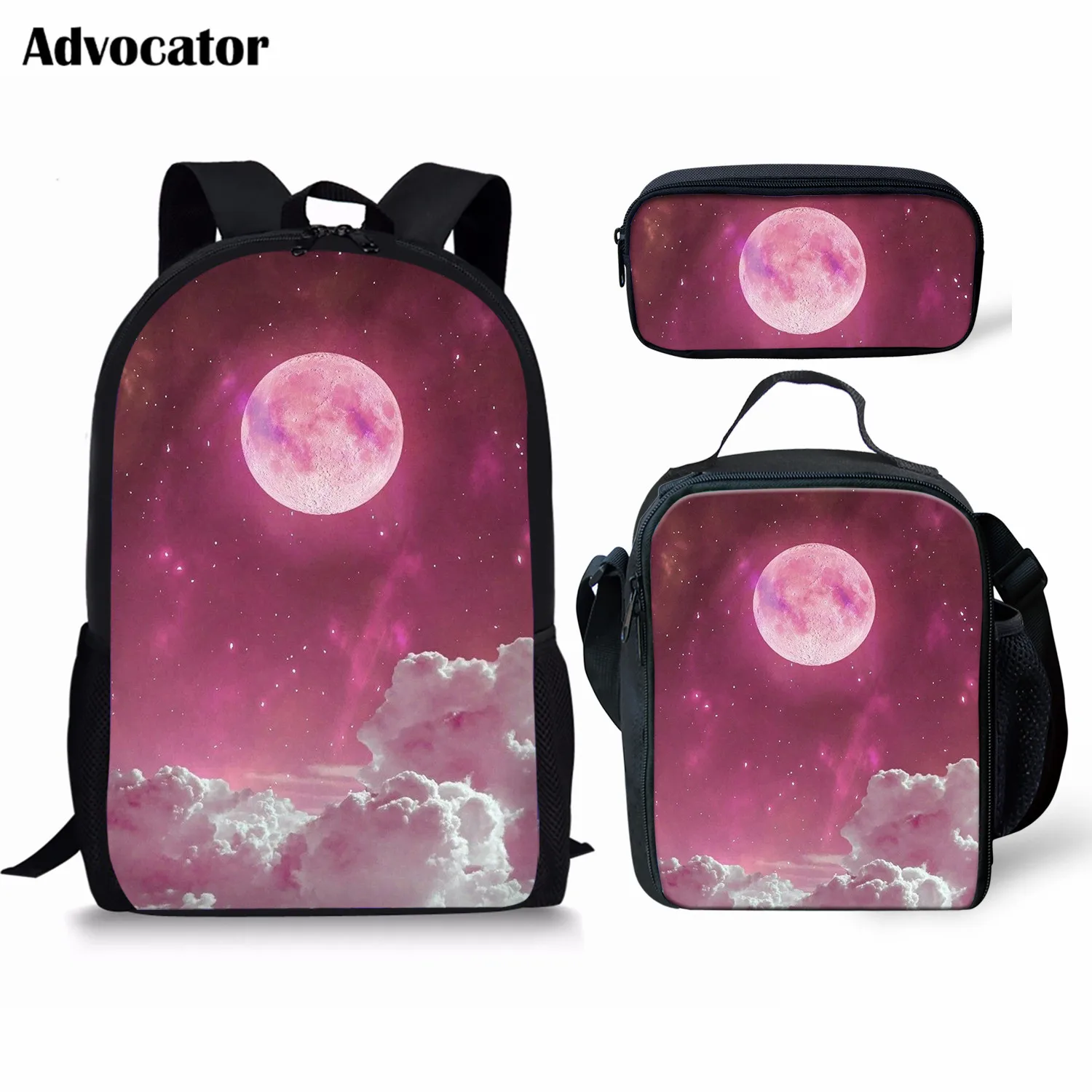 Защитник 3 шт./компл. Космос Звезды Galaxy Printing школьная сумка для мальчиков-подростков; детские школьные рюкзак Mochila школьная сумка для детей героя из мультфильма